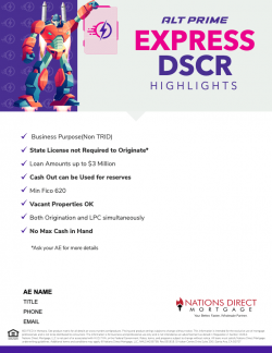 Express DSCR flyer thumb